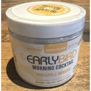 EarlyBird Morning Cocktail - Pineapple Mimosa-45 Servings - Wake Up Early